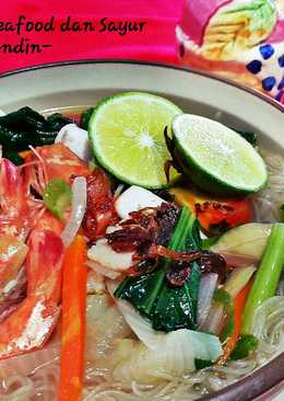 Bihun Kuah Seafood dan Sayur (Segar dan Sedap)