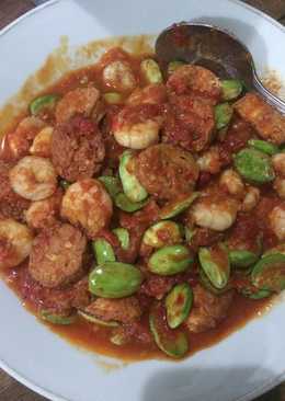 Sambel goreng udang pete