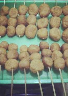 Sate Donat ubi jalar orange meriahkan aqiqahan