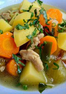 Easy Chicken Stew (sup ayam mudah)