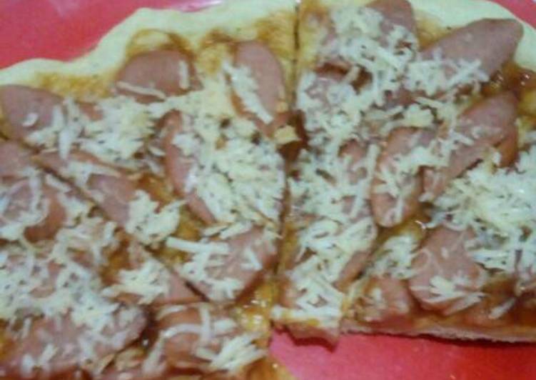 cara membuat Pizza teflon buat buka puasa