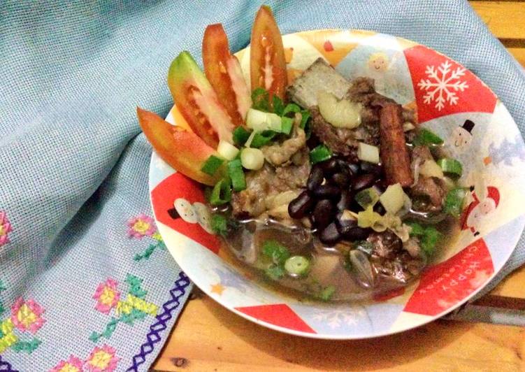 ❂ 2) Sayur kacang hitam tulang iga #BikinRamadanBerkesan