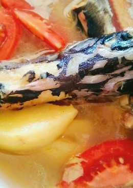 Soup kuning ikan patin menu anak 1+