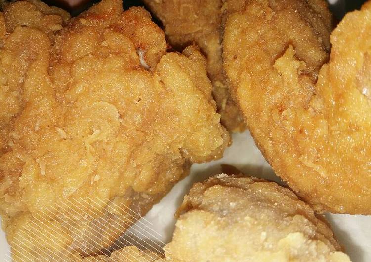 resep makanan Ayam krispi gampang non msg. ??