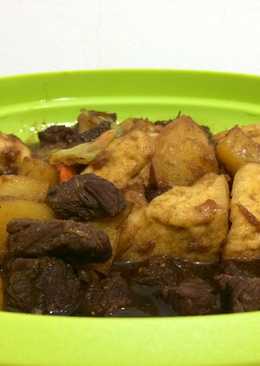 Semur daging tahu kentang