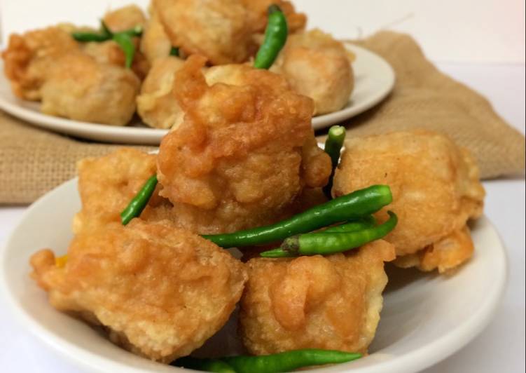 resep lengkap untuk Tahu Goreng Crispy