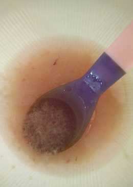 MPASI Sari jambu air + plum hitam