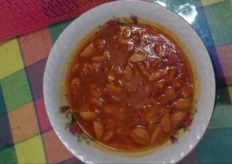 cara membuat Sup merah ala mamancut