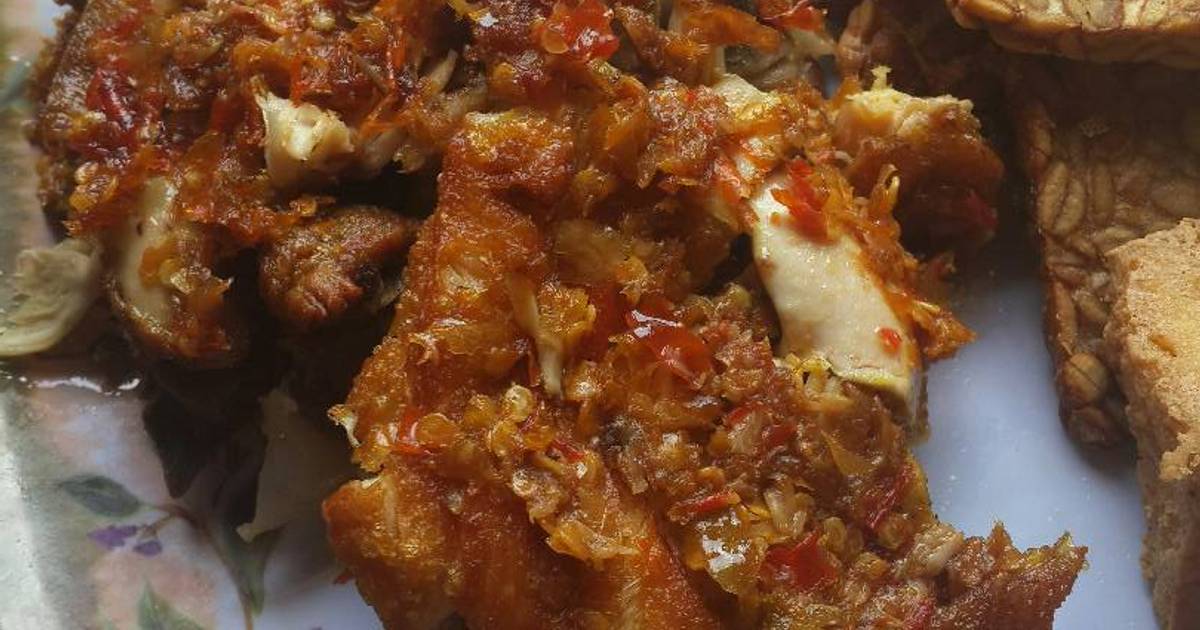 Resep Ayam penyet wong solo ala2 oleh Susi Lee - Cookpad