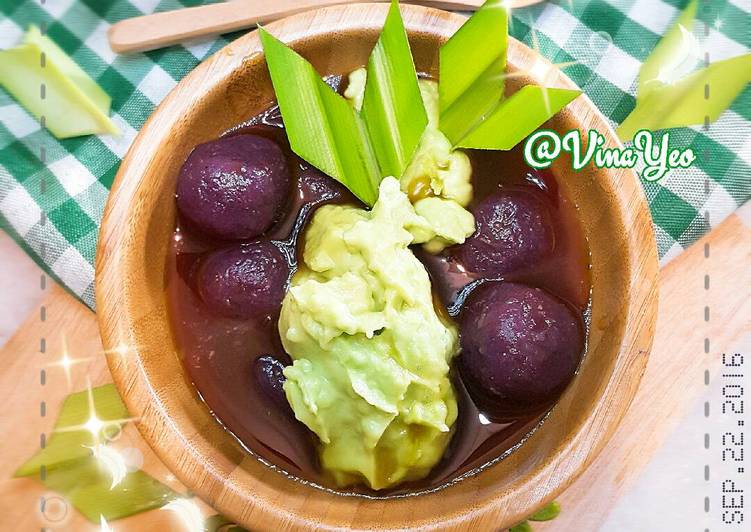 gambar untuk cara membuat Biji Salak Bubur Sumsum Pandan ??