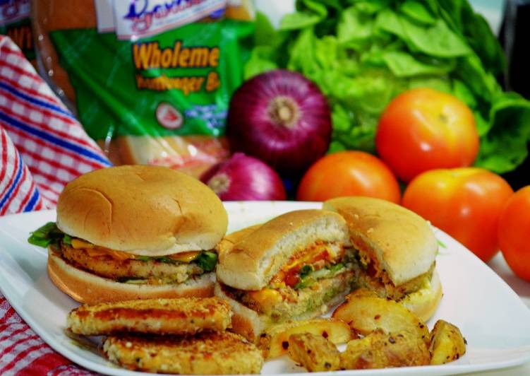 gambar untuk resep makanan Patty Chiken Burger