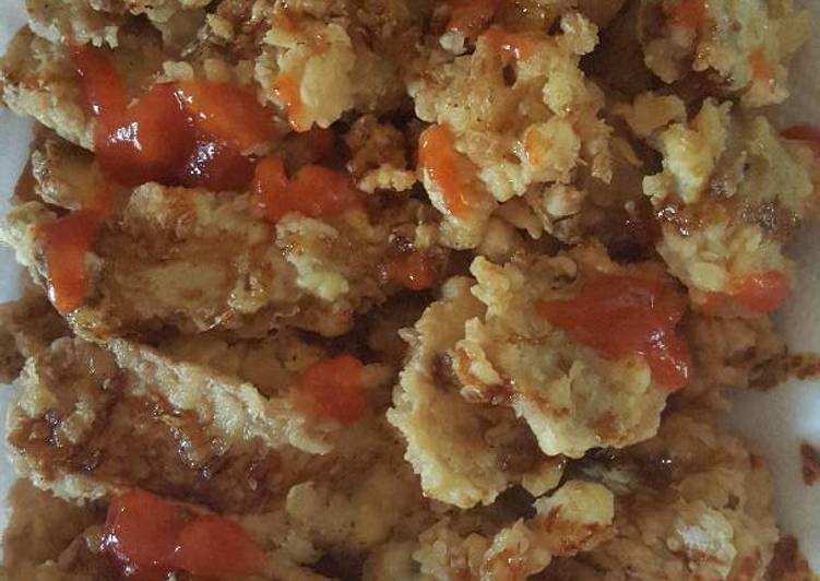 resep Jamur+Bakso Goreng crispy