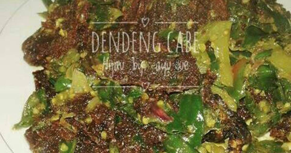 Resep Dendeng cabe hijau oleh ayu ue - Cookpad