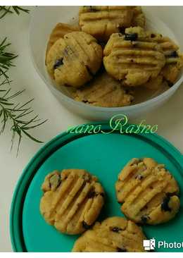 Eggless Chocolate Chip Cookies (teflon)