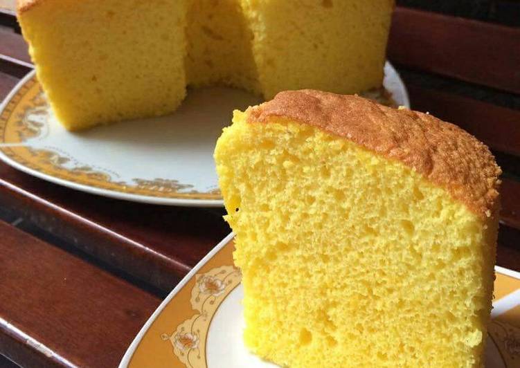 resep makanan Nutrisari orange chiffon cake