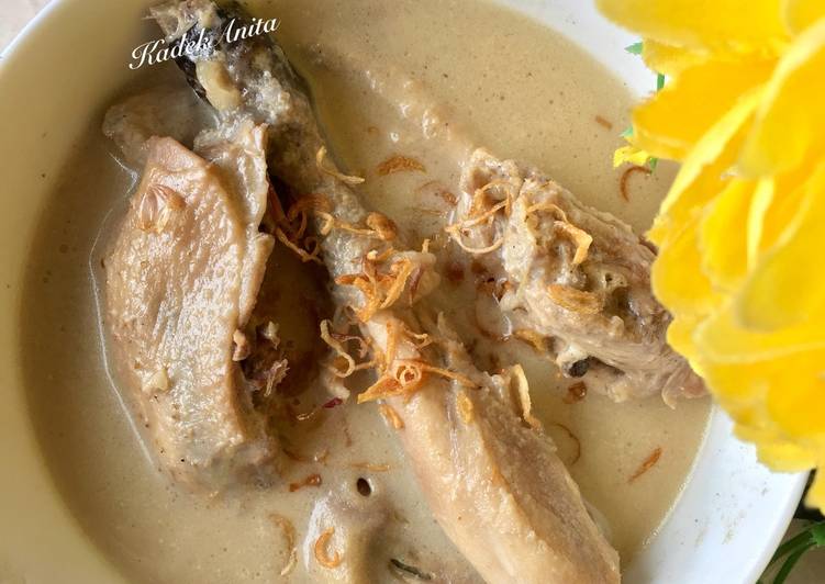 Resep Opor Ayam Putih