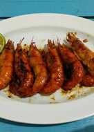 Udang bakar saus madu