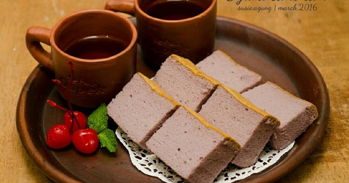 Resep Ogura cake taro (bubuk ubi ungu) Resep Ogura cake taro (bubuk ubi ungu)