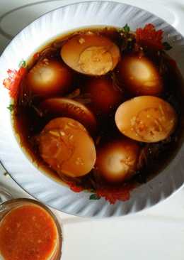 Simple telur rebus kuah kecap