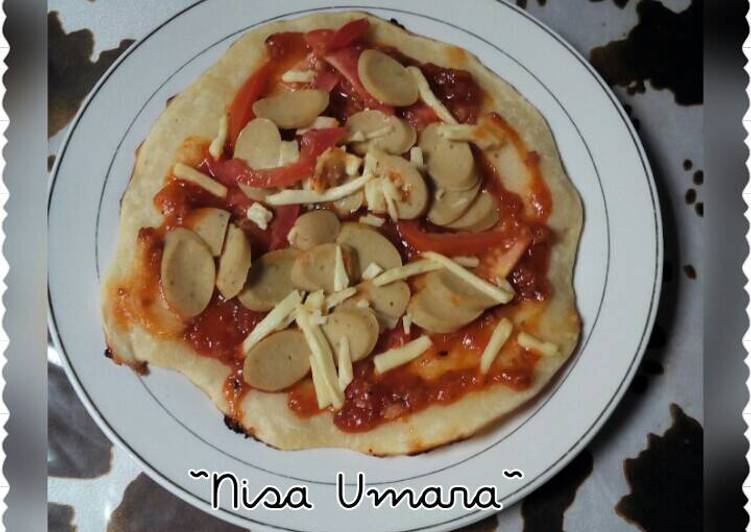 cara membuat Pizza mini no oven