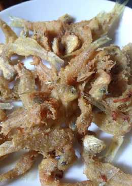 Teri basah crispy super gampang cepat cuma 2 bahan