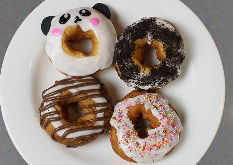 resep masakan Panda donut