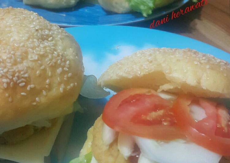 Resep Burger tempe Oleh Dani herawati