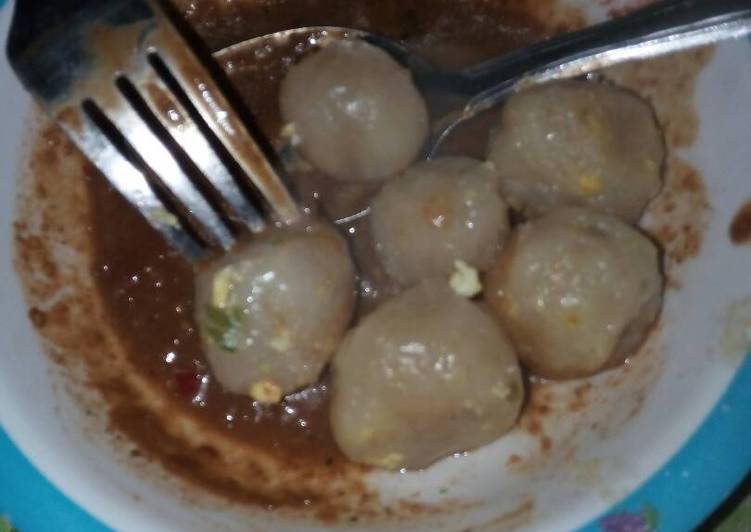 Resep Cilok / Pentol *no keras no kenyal - rizky amey