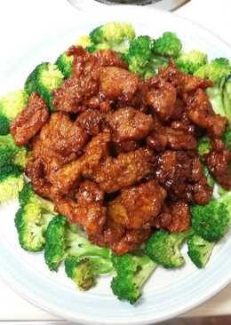 chicken crispy bbq sauce