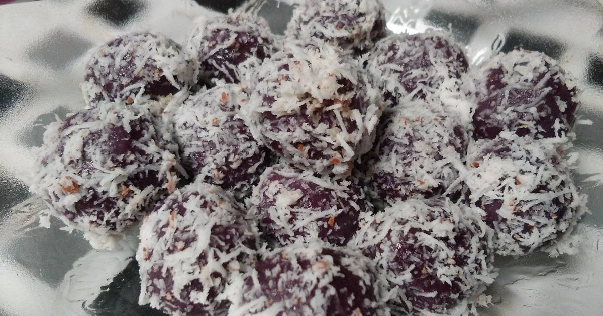 99 resep klepon ubi ungu enak dan sederhana - Cookpad