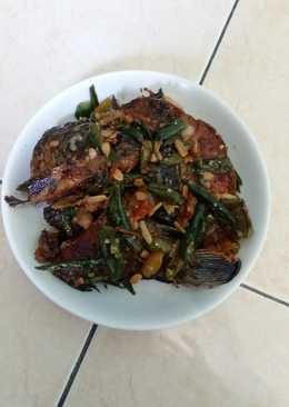 Ikan mas goreng sambel tauco