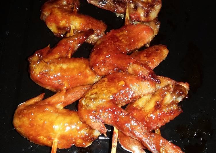 resep lengkap untuk Sayap panggang bbq