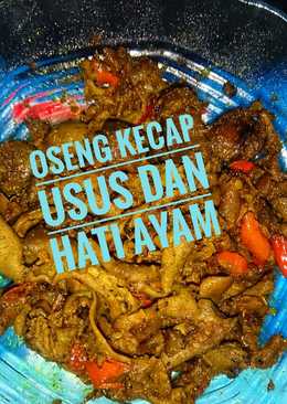 Oseng Kecap Usus dan hati ayam