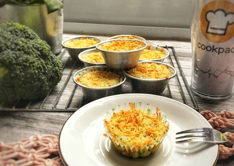 resep Broccoli Cheese Muffin