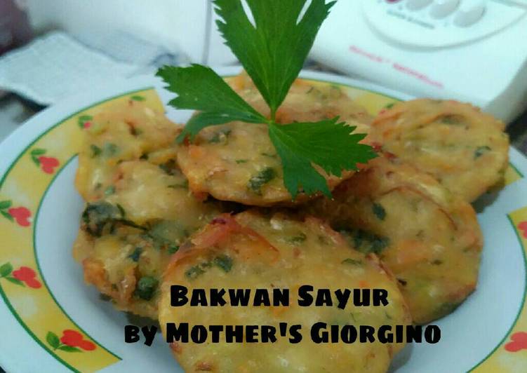 bahan dan cara membuat Bakwan Sayur by Mother's Giorgino