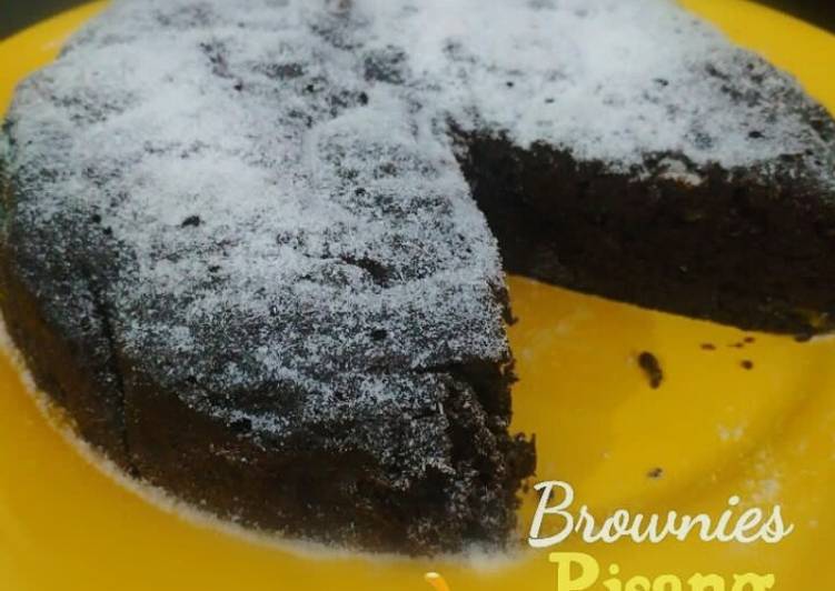 resep lengkap untuk Brownies Pisang Kukus Yummy No Mixer No Oven