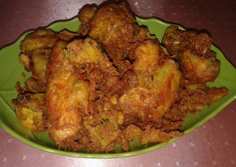 resep lengkap untuk Ayam goreng selimut