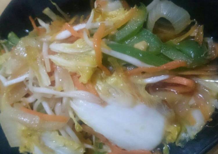 gambar untuk resep makanan Yasai Itame (tumis sayur Jepang)