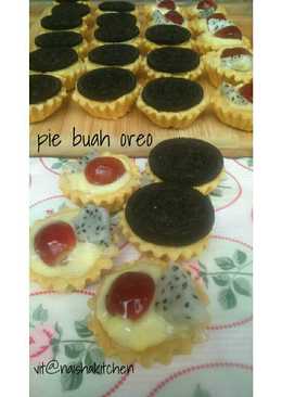 Pie buah dan oreo