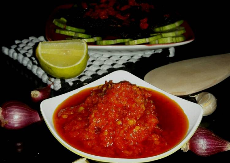 Resep Sambalado Merah Membara oleh Lulung Thyo Thoharie 