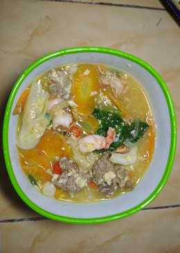 Capcay Kuah Udang Daging