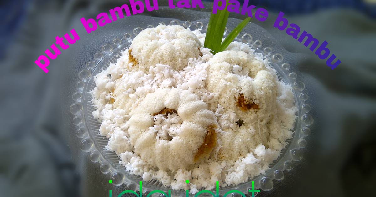 9 resep kue putu bambu enak dan sederhana - Cookpad