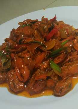 Kerang ijo saus padang