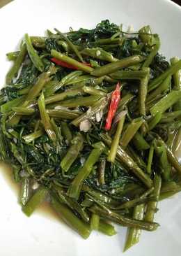 Tumis kangkung bawang putih ala d'cost