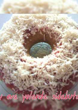 Bolu Susu Strawberry Keju Kukus