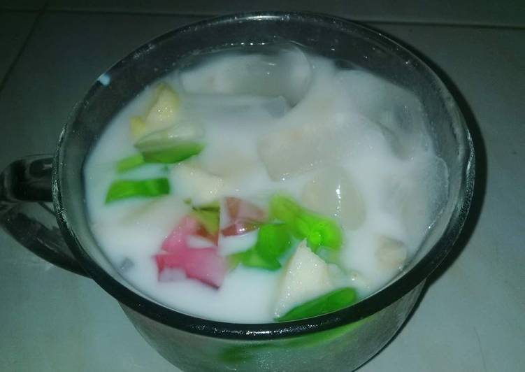 resep masakan Es campur jelly leci