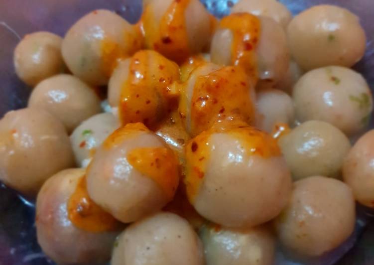 gambar untuk resep makanan Cilok Baper (isi sambel pecel)