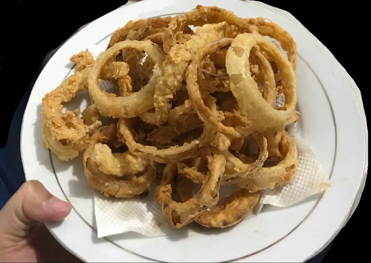 gambar untuk cara membuat Onion Rings (Bombay Crispy)