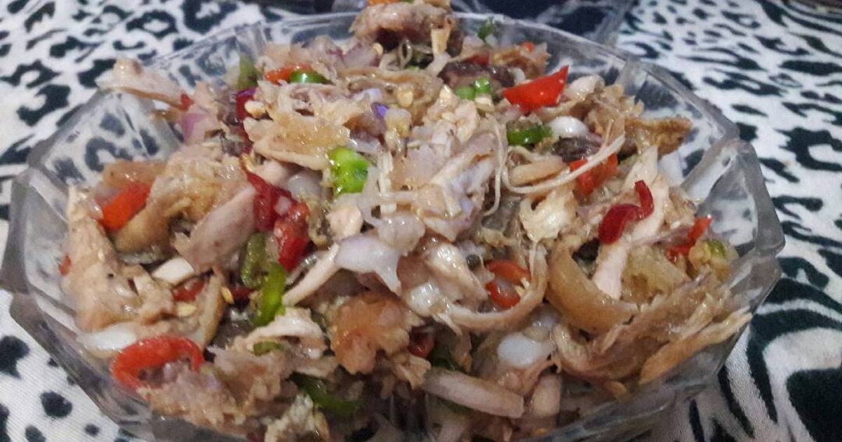 Resep Ayam Suir Sambel Matah Bali ala Dera Intan Nia