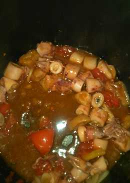 Cumi asin/basah saus tomat merica bubuk (endeus)